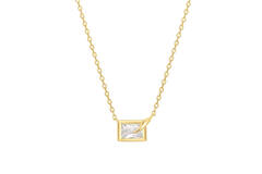 Reimaginer - Silber / 14kt GP - Zirkonia - 48cm
